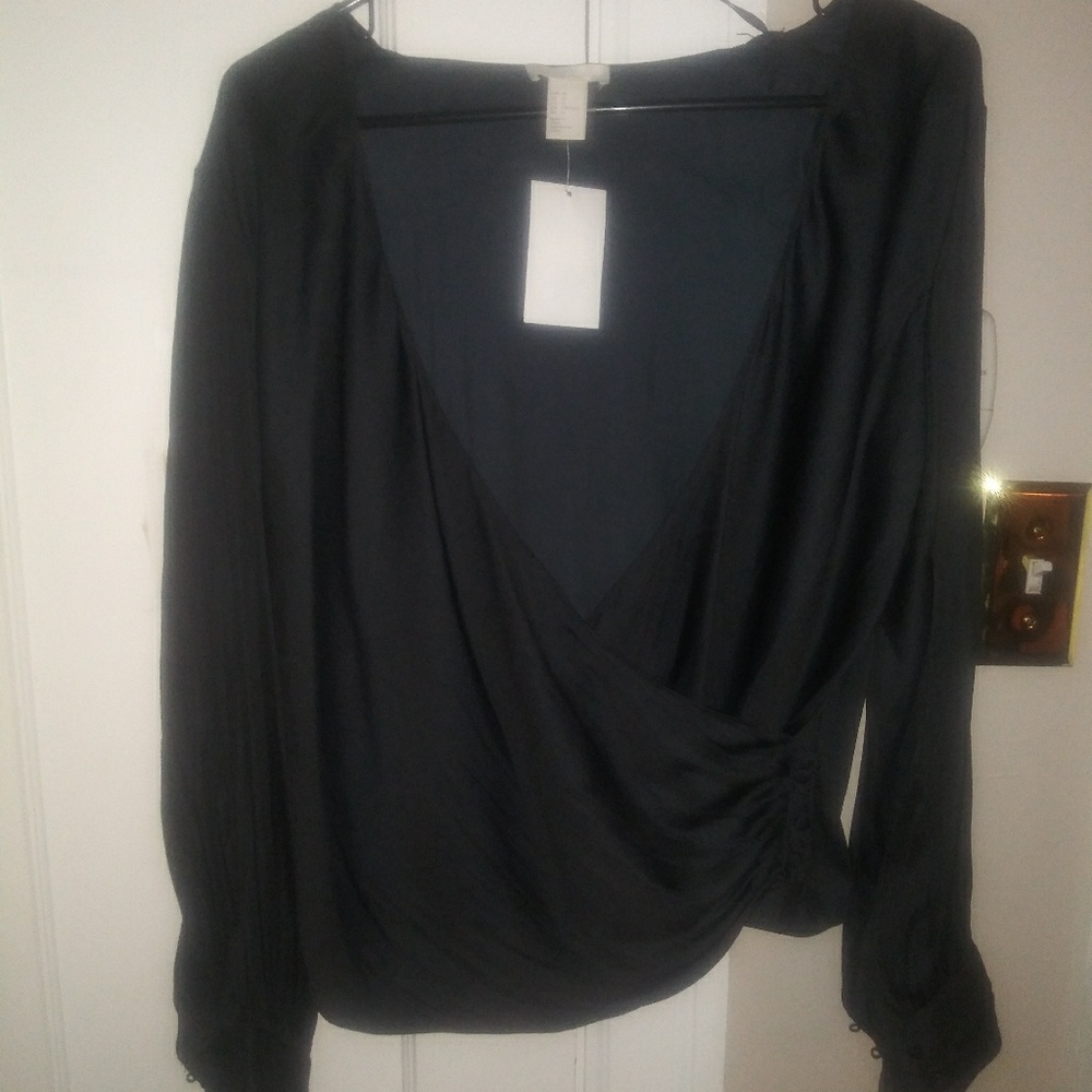 Black Crop Shirt